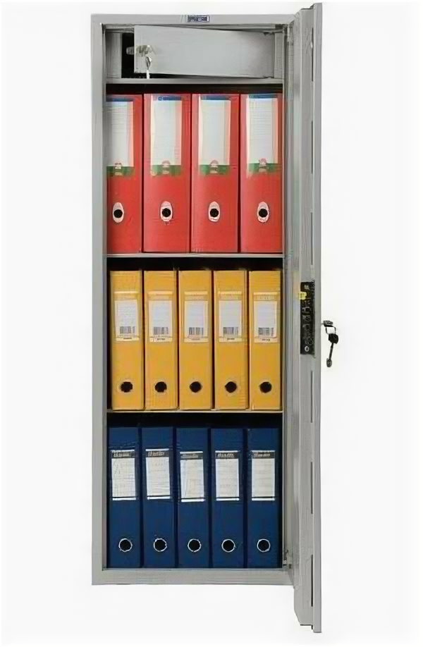 Практик Шкаф металлический для документов практик SL-125Т, 1252х460х340 мм, 28 кг, сварной