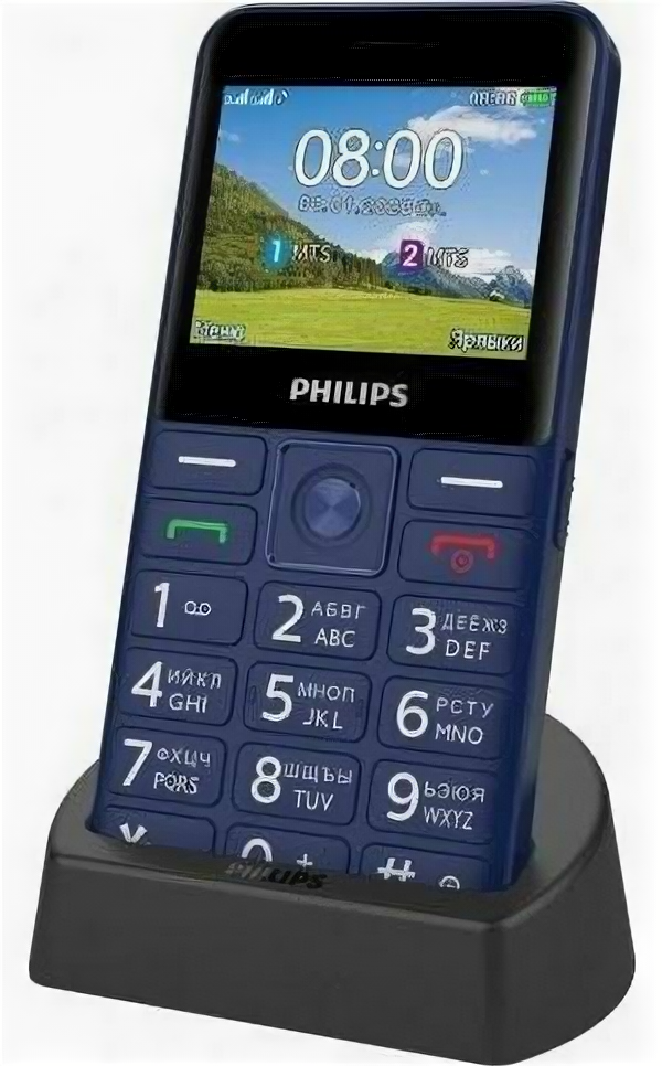Philips Телефон Philips E207 синий