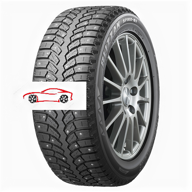 Зимние шипованные шины Bridgestone Blizzak Spike-01 (235/60 R17 106T) - 2016 года выпуска