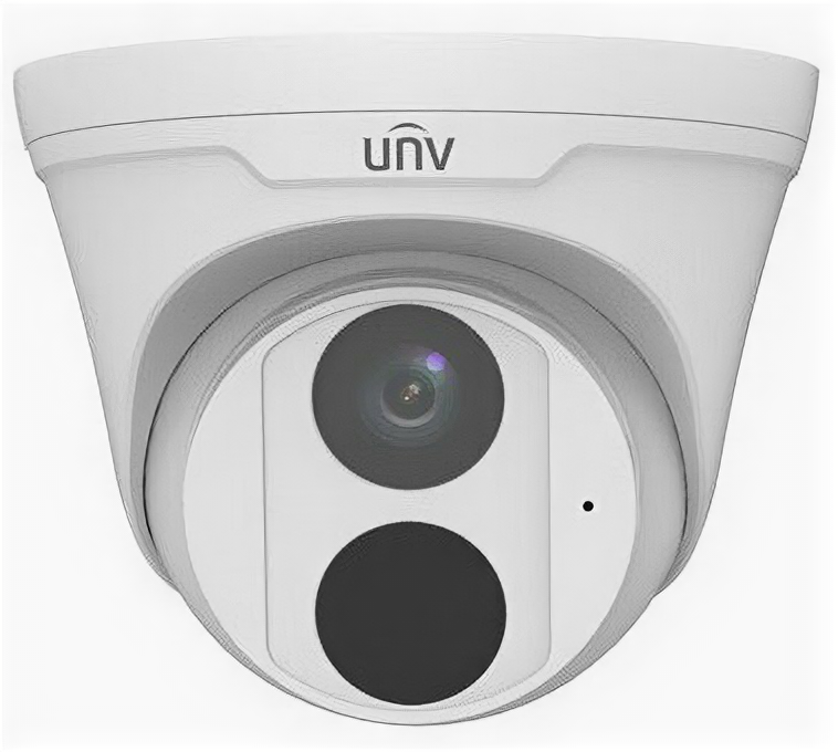 Uniview Видеокамера IP купольная 1/3" 4 Мп КМОП @ 30 к/с ИК-подсветка и подсветка до 30м. EasyStar 0.005 Лк @F1.6 объектив 2.8 мм WDR 2D/3D DNR