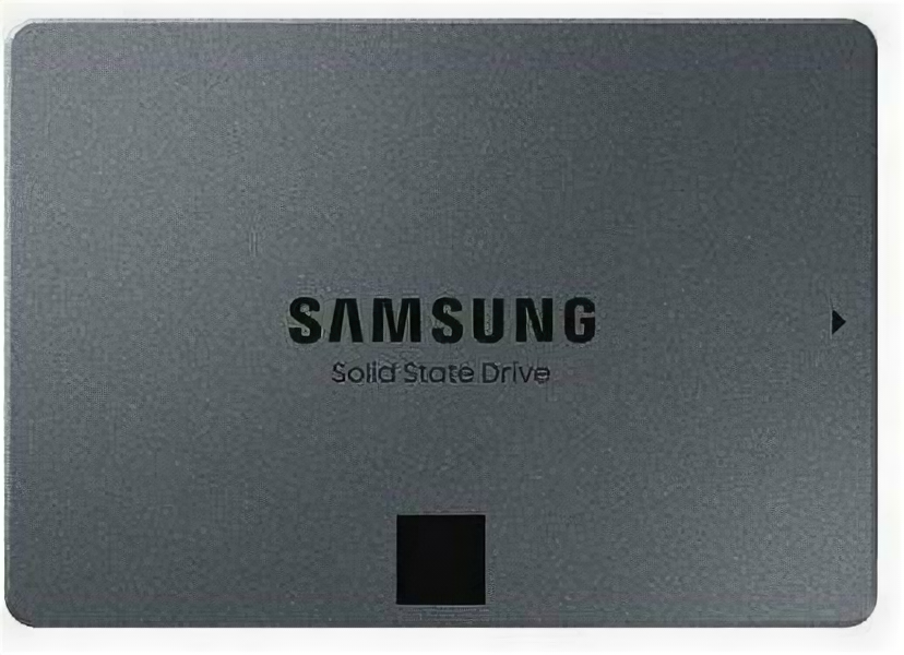 Твердотельный накопитель SSD 2.5 1 Tb Samsung 870 QVO Read 560Mb/s Write 530Mb/s 3D QLC NAND (MZ-77Q1T0BW)