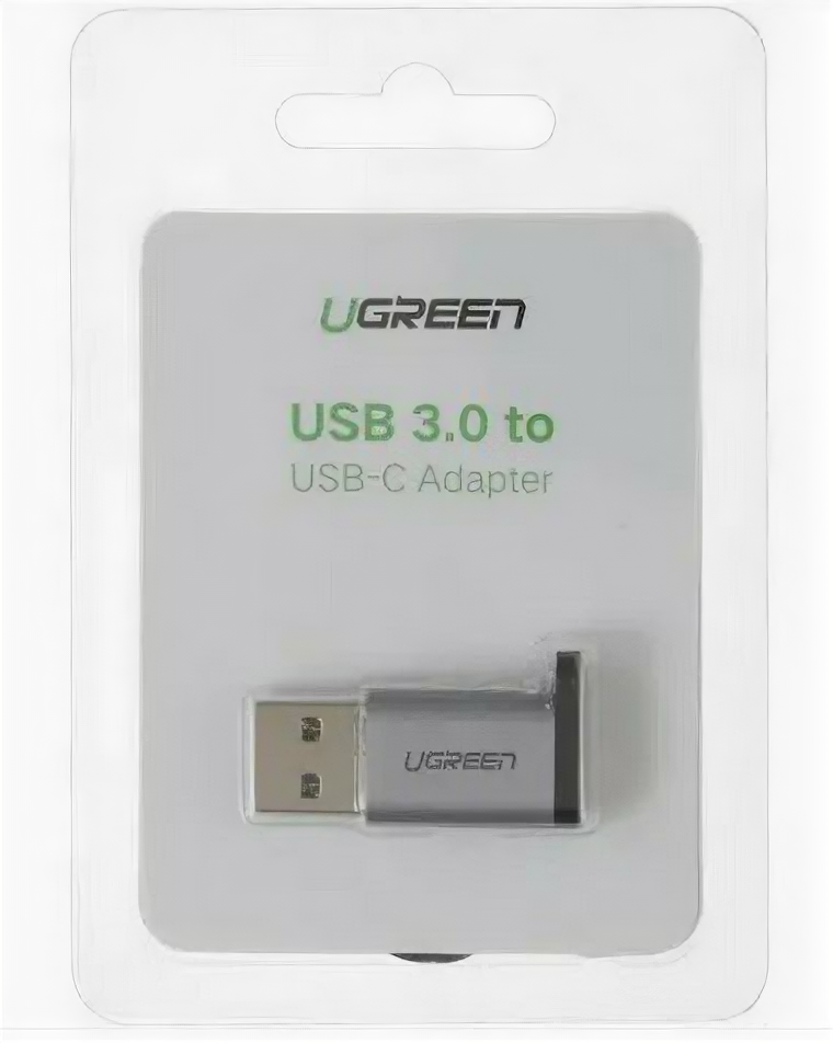Адаптер Ugreen USB A 3.0 (m)-USB C 3.1 (f)