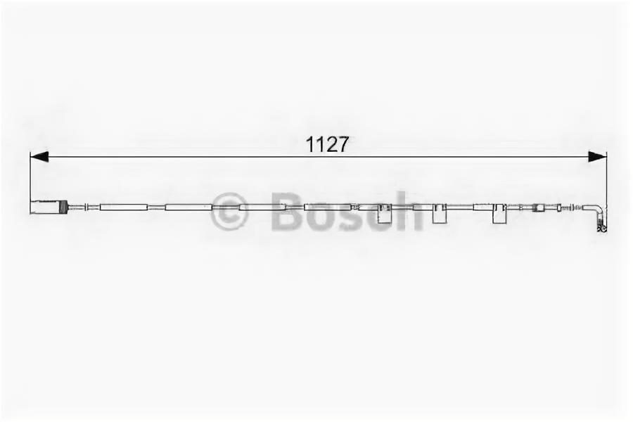 BOSCH [S10] сигнальный контакт износа BOSCH 1987473059