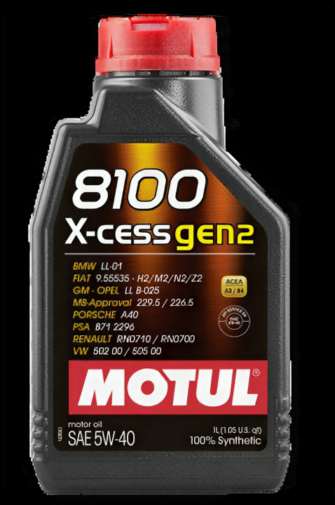 Масло моторное MOTUL 8100 X-cess GEN2 5W-40