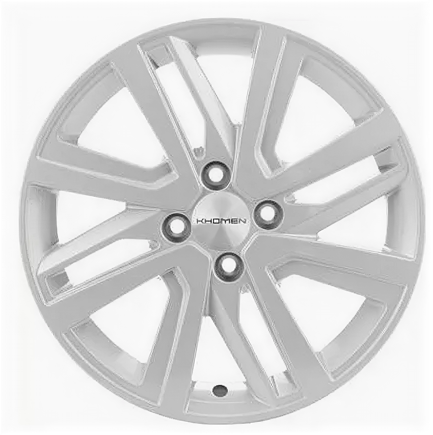 Колесный Диск Khomen Wheels KHW1609 (Stepway) 6x16 4x100 D60,1 ET37 F-Silver