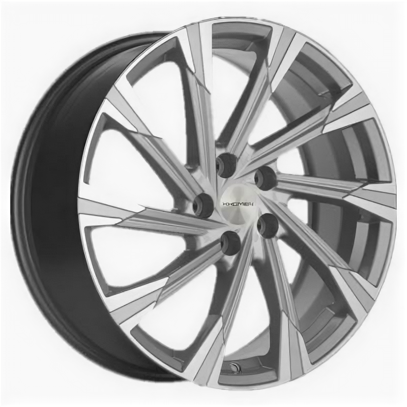 Колесный Диск Khomen Wheels KHW1901 (RAV4) 7,5x19 5x114,3 D60,1 ET40 Brilliant Silver