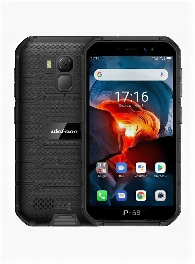 Мобильный телефон Ulefone Armor X7 Pro 4/32 ГБ, черный