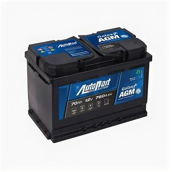 Аккумулятор AutoPart AGM Start-Stop 70 Ач 760А