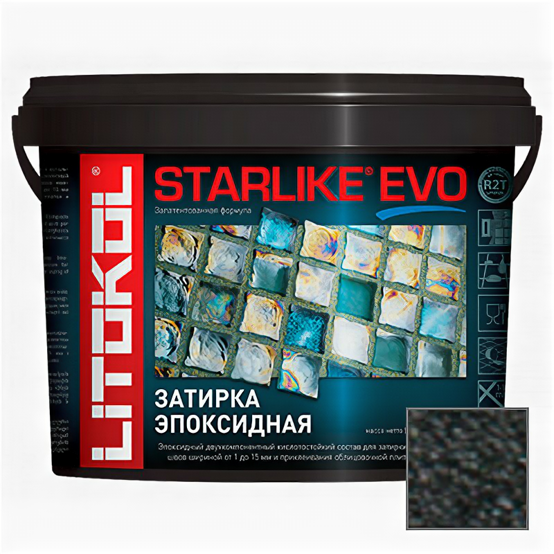   Litokol Starlike Evo S.145 Nero Carbonio 5 