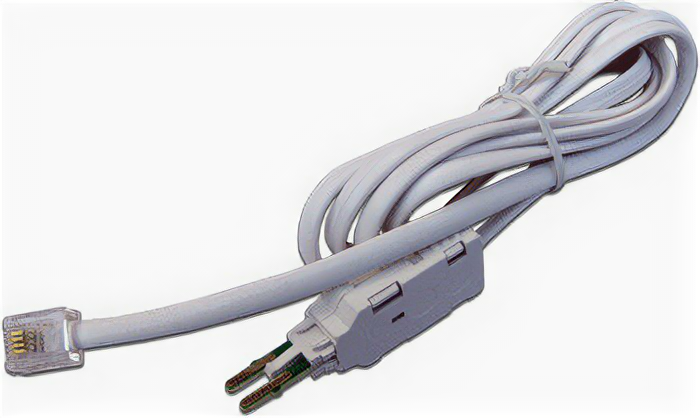 фото Соединительный шнур для плинтов, 4-х полюсный LSA/RJ12, 1.5м -LSA-P4-12-1.5m