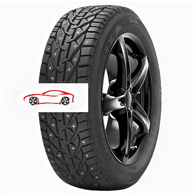 Зимние шипованные шины Tigar Ice (205/60 R16 96T) - 811584