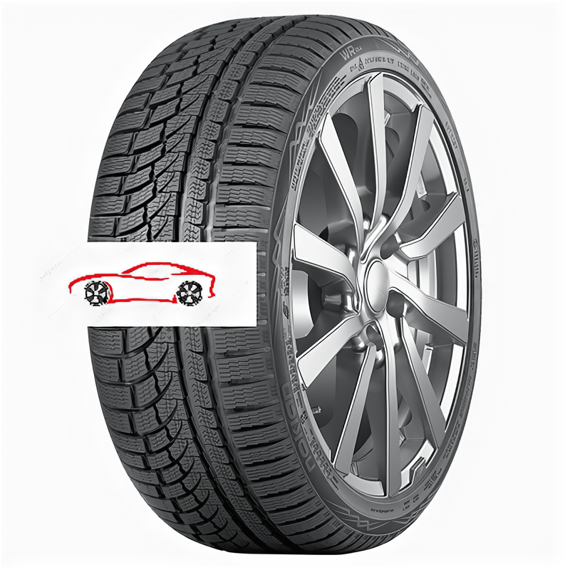 Зимние нешипованные шины Nokian Tyres WR A4 (255/40 R18 99V) - 2017 года выпуска