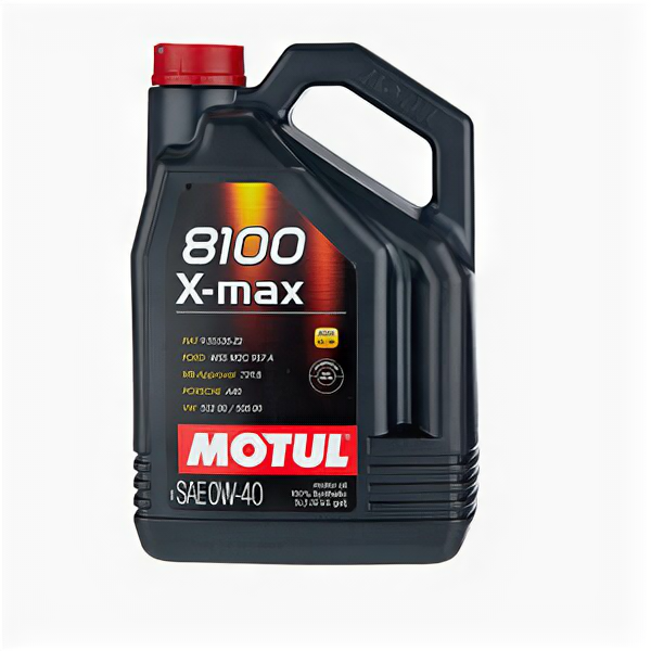 Масло моторное Motul 8100 X-max A3/B4; SN/CF 0W-40 5л синтетика 104533