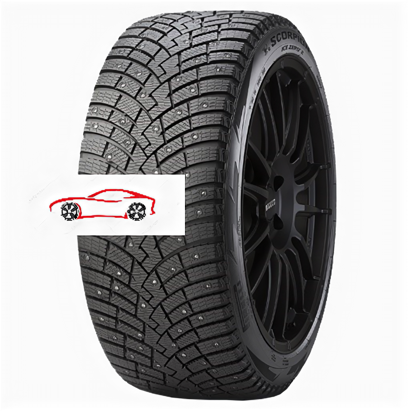 Зимние шипованные шины Pirelli Scorpion Ice Zero 2 (225/60 R17 103T) - 2019 года выпуска