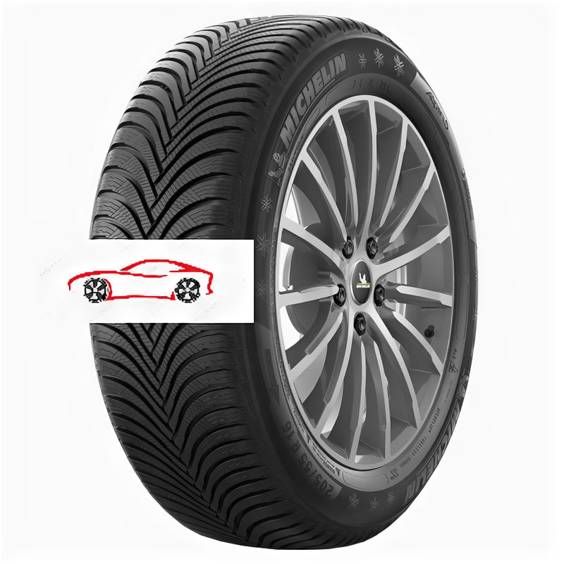 Зимние нешипованные шины Michelin Alpin 5 (205/50 R17 93H)