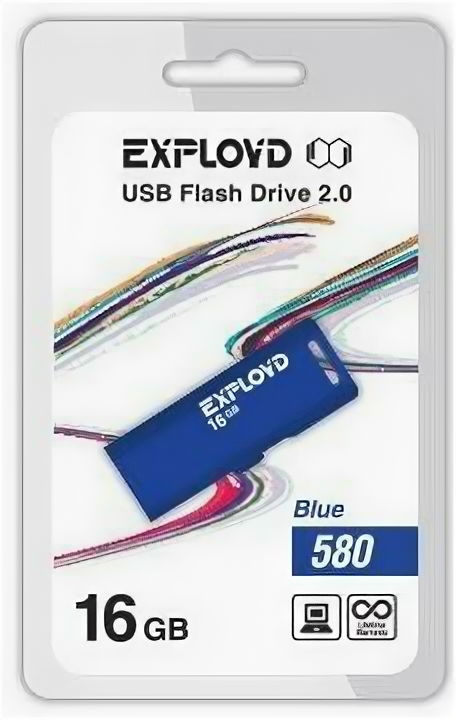 USB flash накопитель Exployd 580 16GB синий