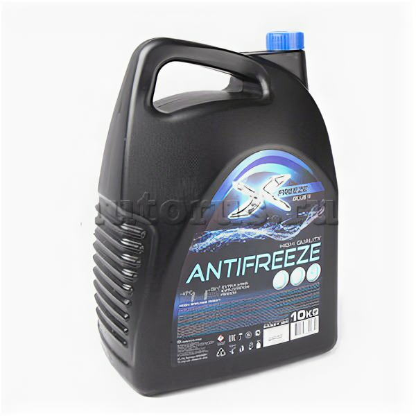 Антифриз X-FREEZE Blue G11 готовый -40C синий 10кг 430206067