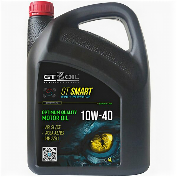 Масло моторное GT OIL Smart 10W-40 4л полусинтетика