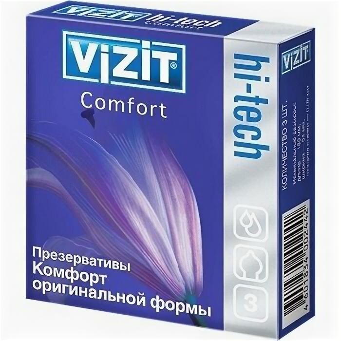 VIZIT Hi-tech comfort презервативы 3 шт.