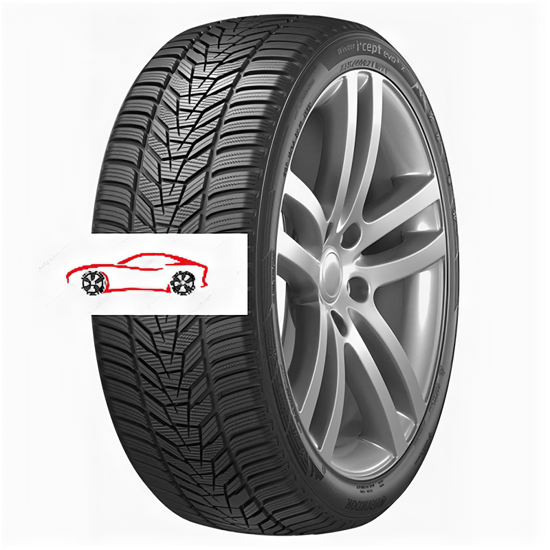 Зимние нешипованные шины Hankook Winter i*cept Evo 3 X W330A 275/45 R20 110V