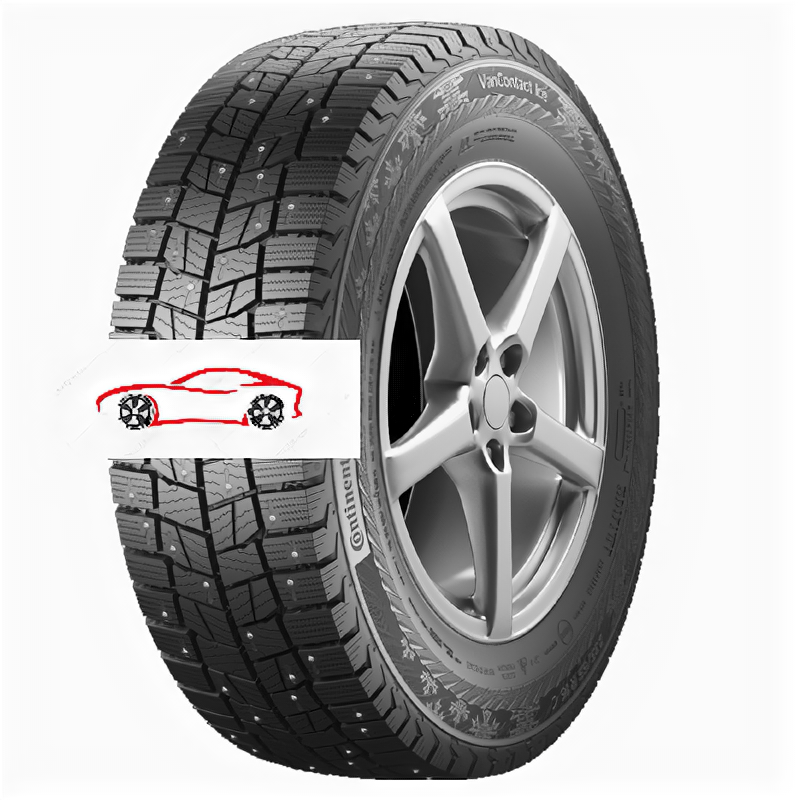 Зимние шипованные шины Continental VanContact Ice 195/70 R15C 104/102R