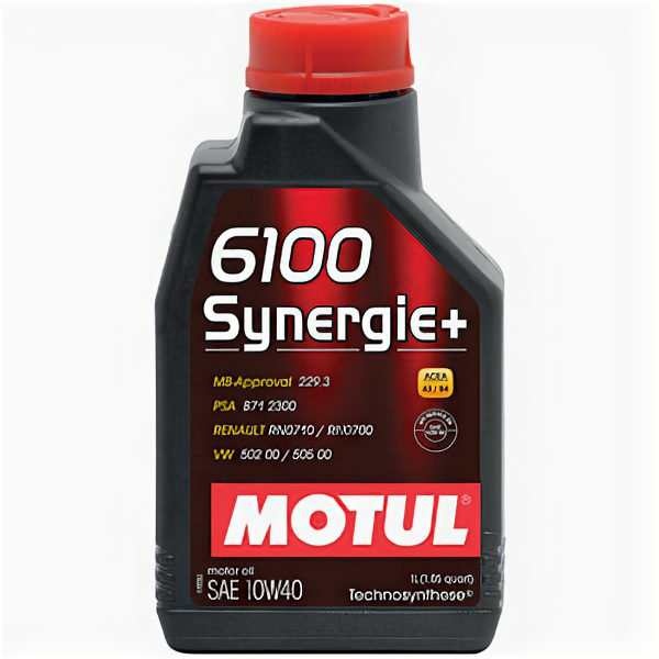 Масло моторное Motul 6100 Synergie+ A3/B4 10W-40 1л