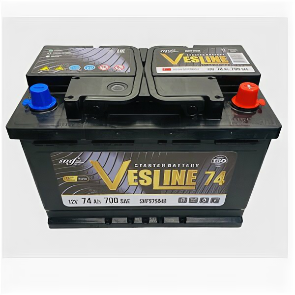 Аккумулятор VESLINE 74 Ач 700А обратная полярность