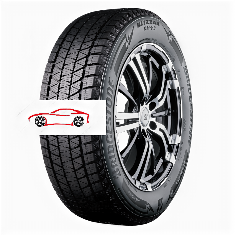 Зимние нешипованные шины Bridgestone Blizzak DM-V3 275/65 R17 115R