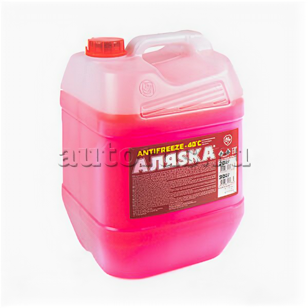 Антифриз Аляска Antifreeze G11 готовый -40C красный 20л 5373