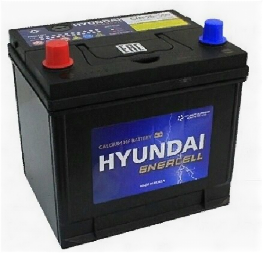 Аккумулятор автомобильный Hyundai CMF 26-525 50 А/ч 525 А прям. пол. Азия авто (208x172x200) с бортиком 50D20R