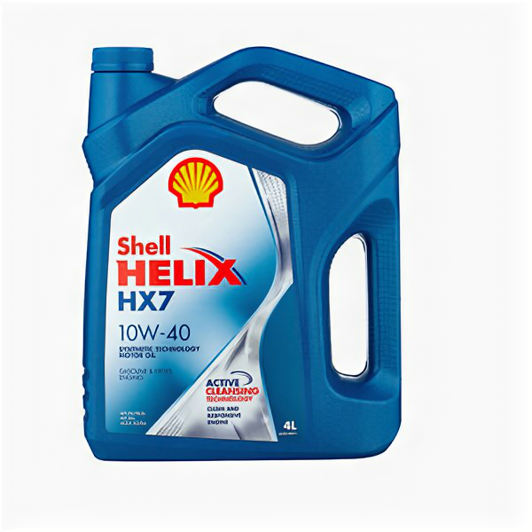 Масло моторное SHELL Helix HX7 10W-40 4л полусинтетика