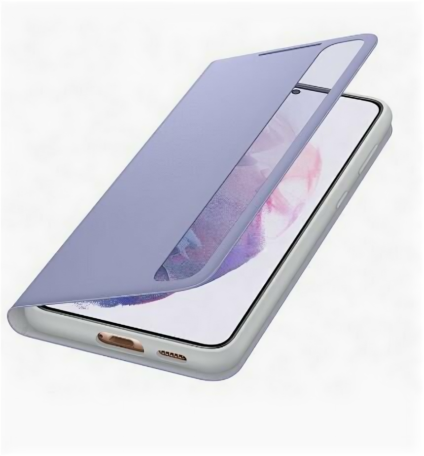 Чехол Samsung Smart Clear View Cover S21+ фиолетовый (EF-ZG996CVEGRU)