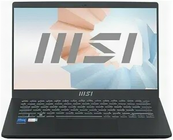 MSI Ноутбук MSI Modern 14 C12M-262RU 9S7-14J112-262 Black 14" {FHD i5-1235U/8Gb/256Gb SSD/W11Pro}