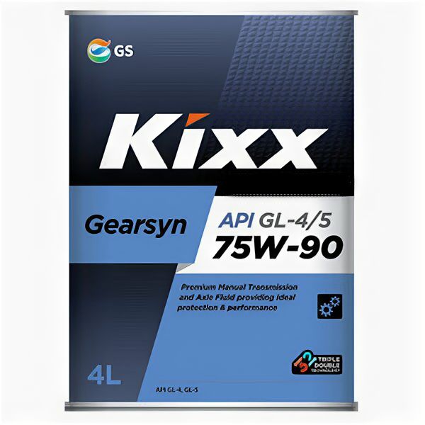 Масло трансмиссионное Kixx Gearsyn GL-4/5 75W90 4л синтетика