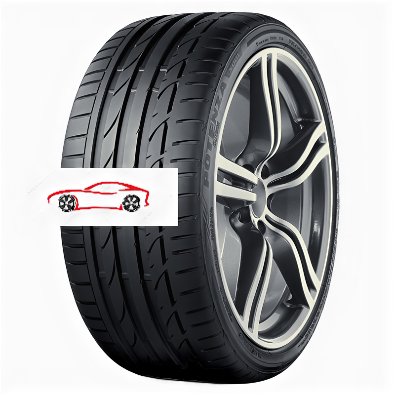 Летние шины Bridgestone Potenza S001 (225/40 R19 89Y) RunFlat - 2019 года выпуска