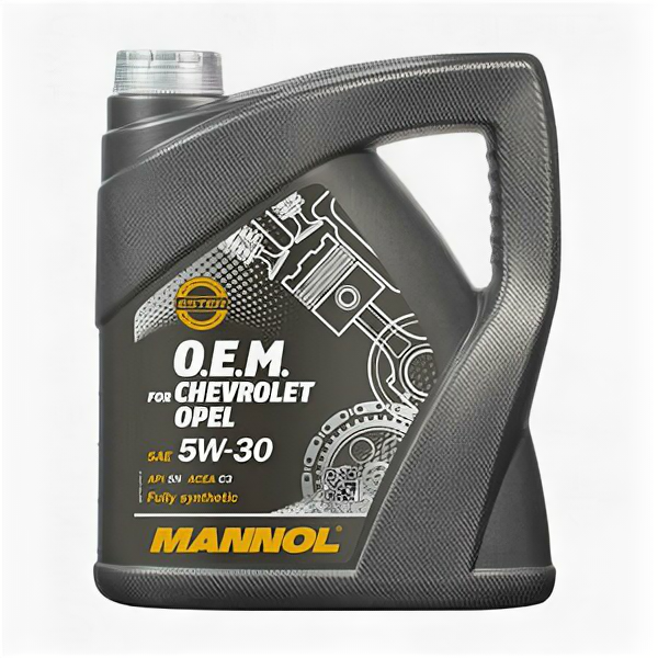 Масло моторное MANNOL 7701 O.E.M. for Chevrolet Opel 5W-30 4л