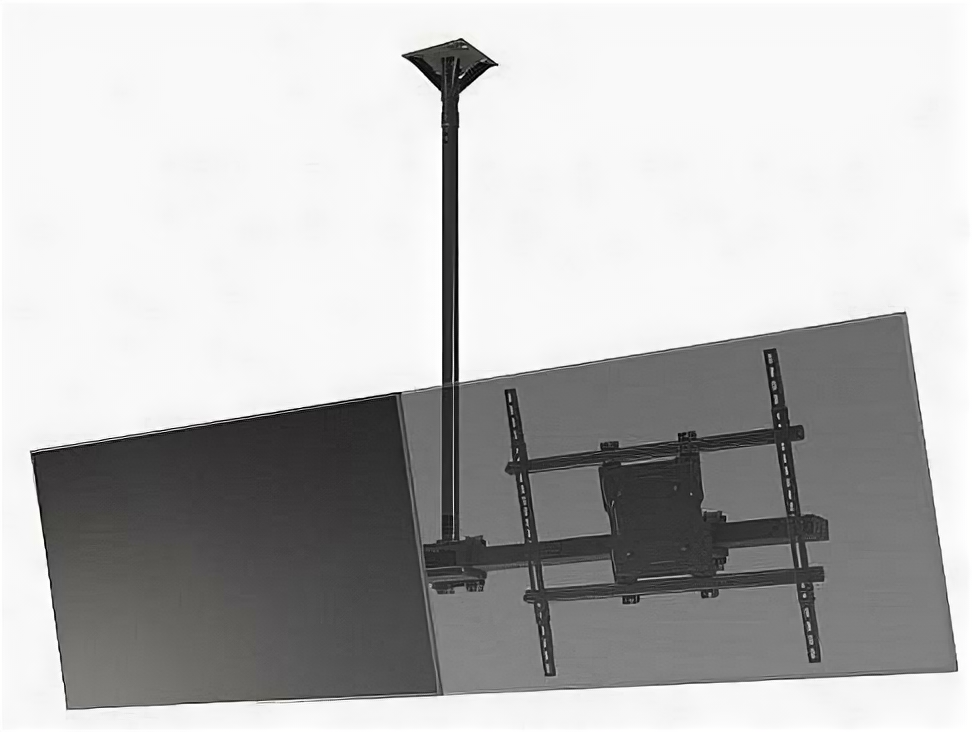 [CML42] Модуль Wize CML42 для потолочного крепления для мультидисплейной системы в ландшафтной ориентации для дисплеев 26-42, VESA 200x200, наклон 20°