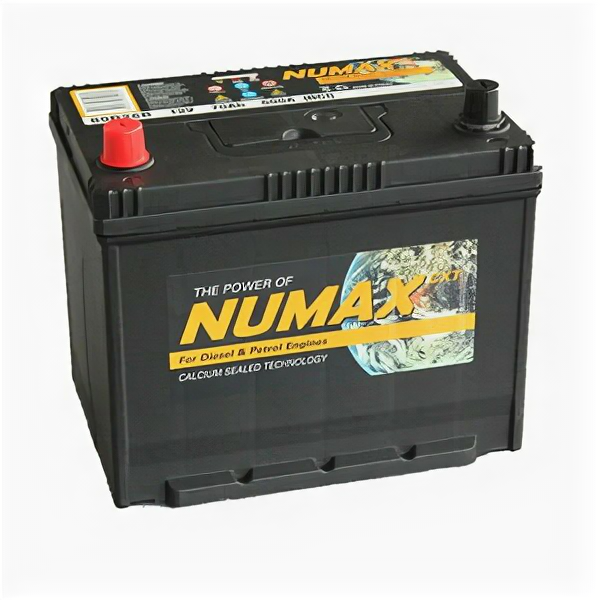 Аккумулятор Numax 80D26R 70 Ач 600А прямая полярность