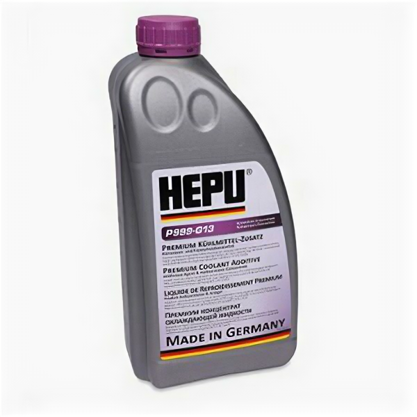 Антифриз HEPU Coolant G13 концентрат фиолетовый 1.5л P999-G13