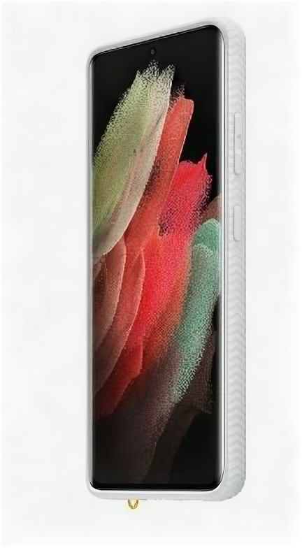 Чехол Samsung Clear Protective Cover S21 Ultra белая рамка (EF-GG998CWEGRU)