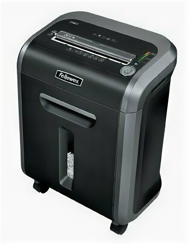 Fellowes Шредер Fellowes PowerShred 79Ci (секр.P-4) фрагменты 16лист. 23лтр. скрепки скобы пл.карты CD