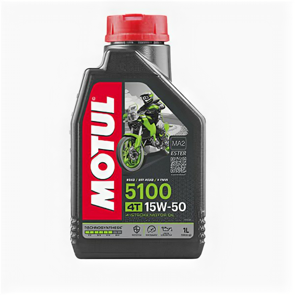 Масло моторное Motul 5100 4T 15W50 1л 104080