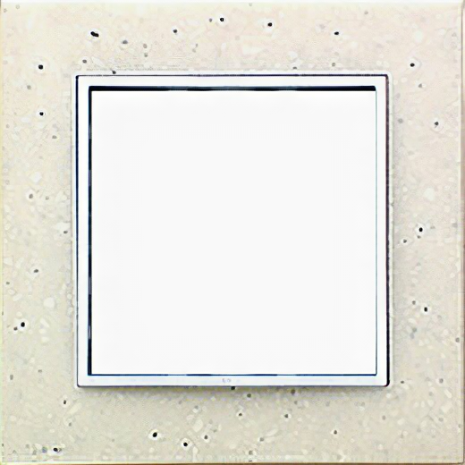 Ecoplast Рамка 1-постовая из декоративного камня (белый мрамор) LK80 864189-1