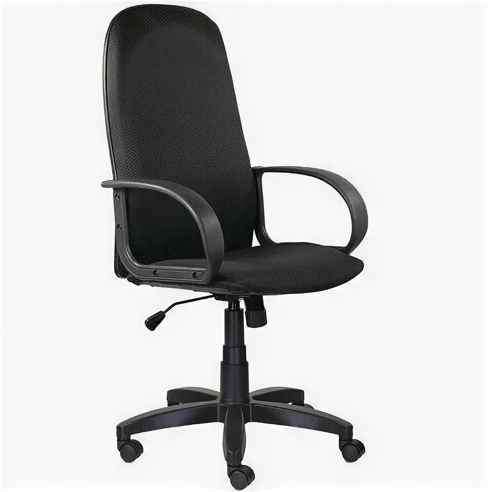 Кресло офисное BRABIX "Praktik EX-279" ткань JP/кожзам, черное