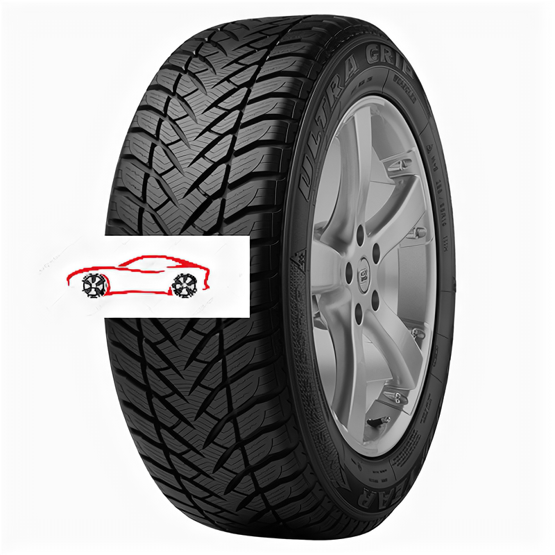 Зимние нешипованные шины Goodyear UltraGrip + SUV (255/60 R17 106H) - 2017 года выпуска