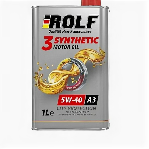 Масло моторное ROLF 3-SYNTHENIC 5W-40 ACEA A3/B4 1л