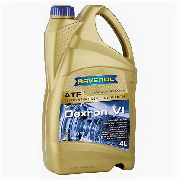 Масло трансмиссионное Ravenol ATF Dexron VI 4л синтетика