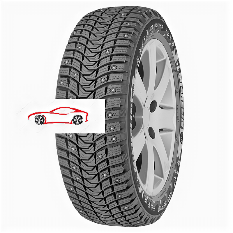 Зимние шипованные шины Michelin X-Ice North 3 (255/40 R18 99T) - 2016 года выпуска