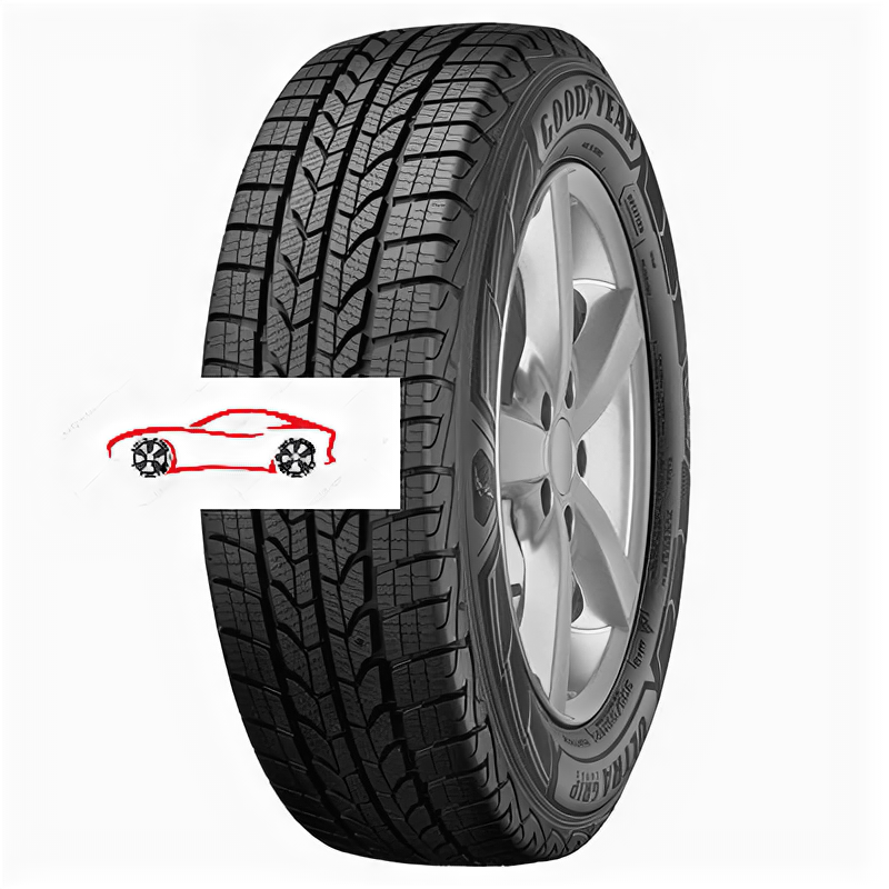 Зимние нешипованные шины Goodyear UltraGrip Cargo 225/55 R17C 109/107T