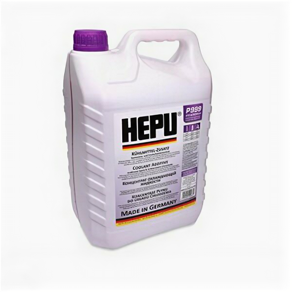 Антифриз HEPU Coolant G12 концентрат фиолетовый 5л P999-G12PLUS-005